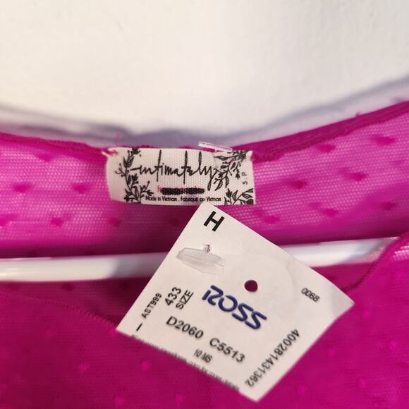 Free People Intimately Sheer Mesh Top Retro Inspired Y2K Girlhood Barbie - Picture 3 of 7